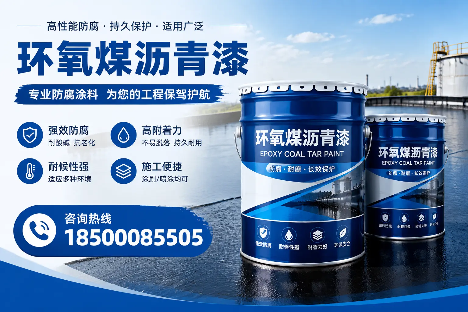 环氧煤沥青漆与其他漆类的比较，黑河用户的选择依据